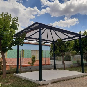 polycarbonate cellular roof 